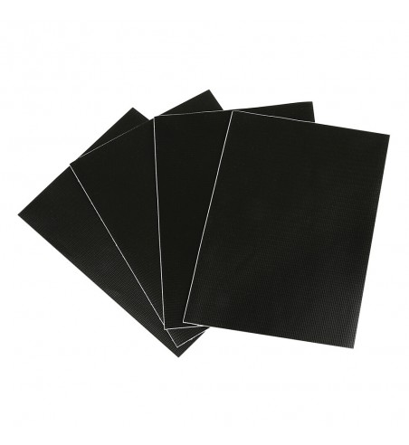 Parches de lona para camión 15x21 cm negro