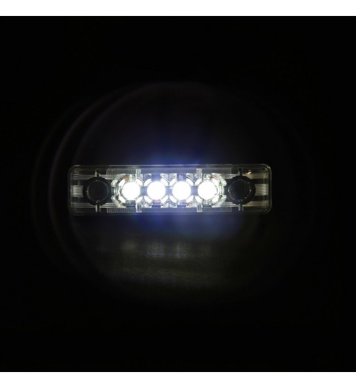 Luz de gálibo impermeable 4 Led blanca homologada