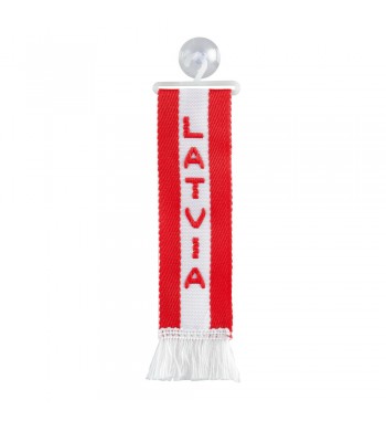 Mini banderín Letonia