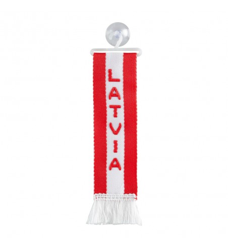 Mini banderín Letonia