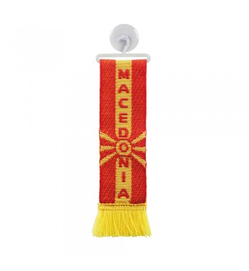 Mini banderín Macedonia