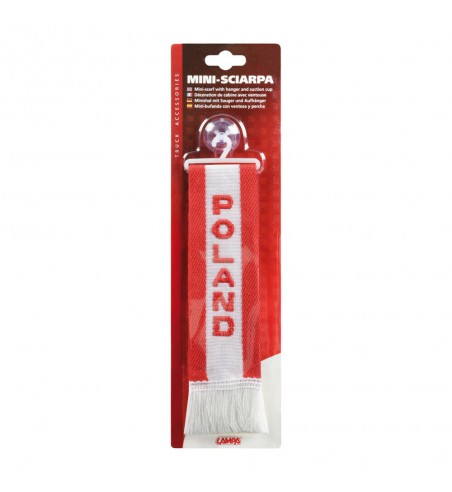 Mini banderín Polonia