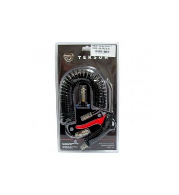 Pistola de aire comprimido Tekson max 10 kg con manguera espiral