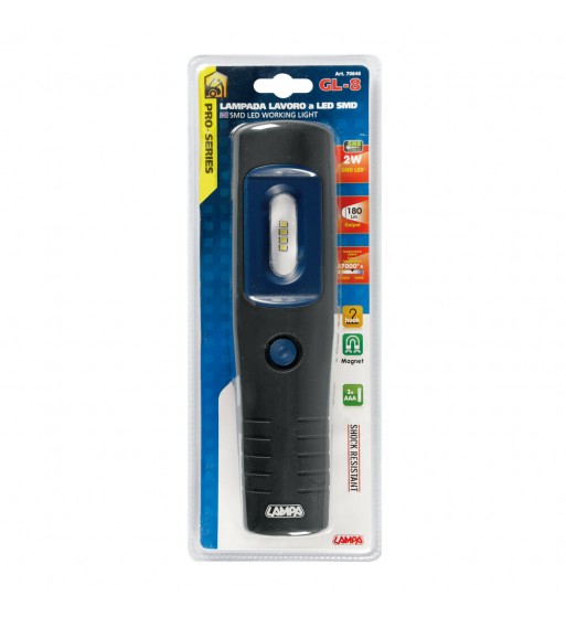 Linterna de trabajo Led GL8 12/24/230V