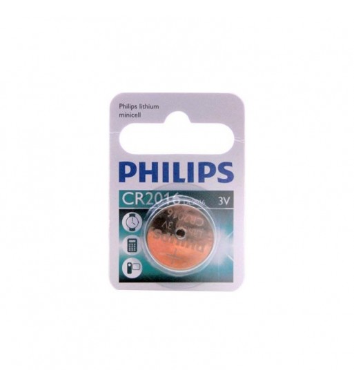 Pila botón Philips CR2016