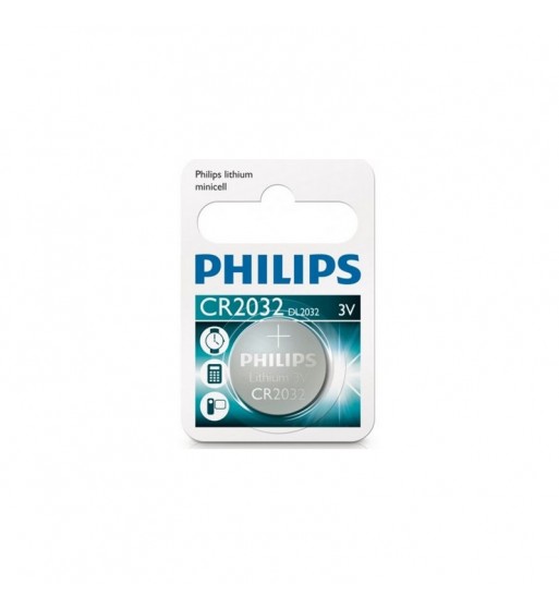Pila botón Philips CR2032