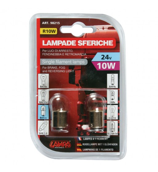 Lámpara 10W 24V BA15S