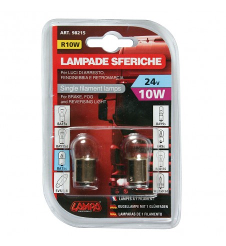 Lámpara 10W 24V BA15S