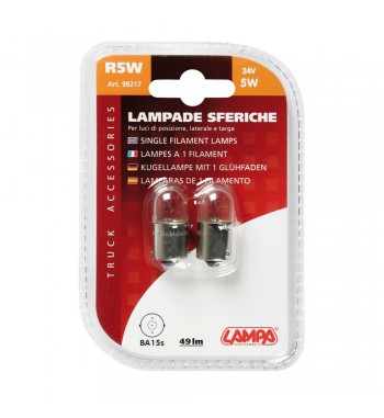 Lámpara R5W 24V BA15S 2