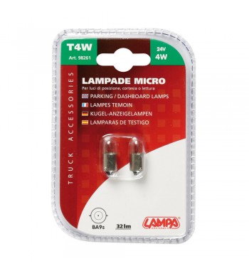 Lámpara T4W micro 24V 2