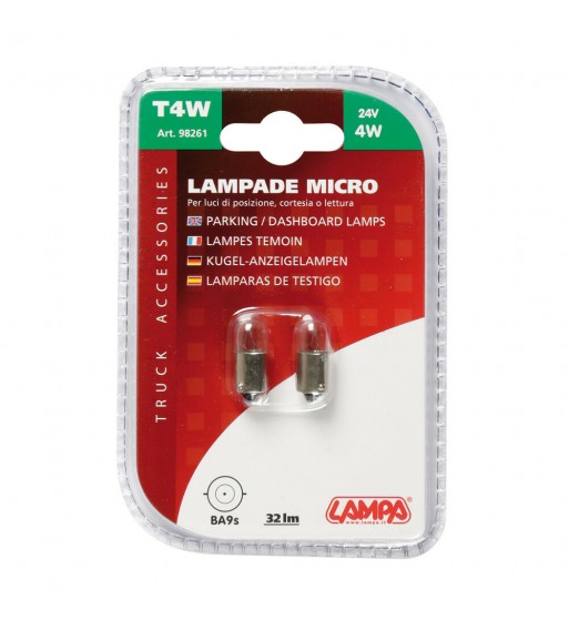 Lámpara T4W micro 24V