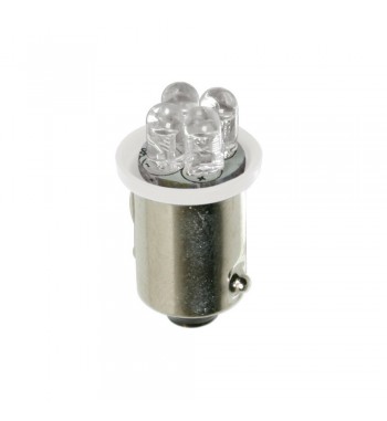 LAMPARA T4W 4 LED BLANCO 24V BA9S (BLISTER 2 UNIDADES)