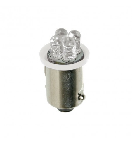 LAMPARA T4W 4 LED BLANCO 24V BA9S (BLISTER 2 UNIDADES)