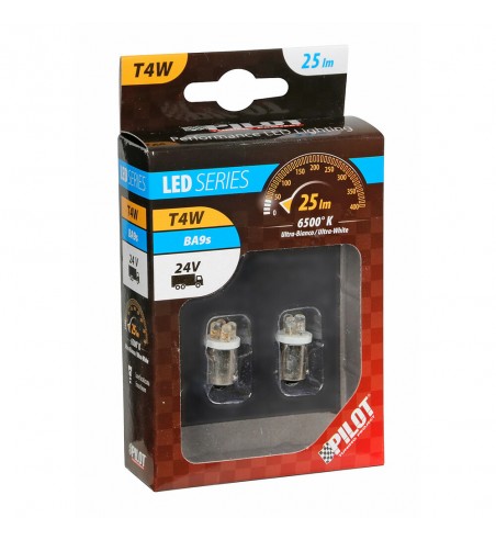 Lámpara T4W 4 Led blanco BA9S