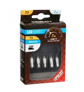 Lámpara T3 5 Led blanco WX4 6D 2