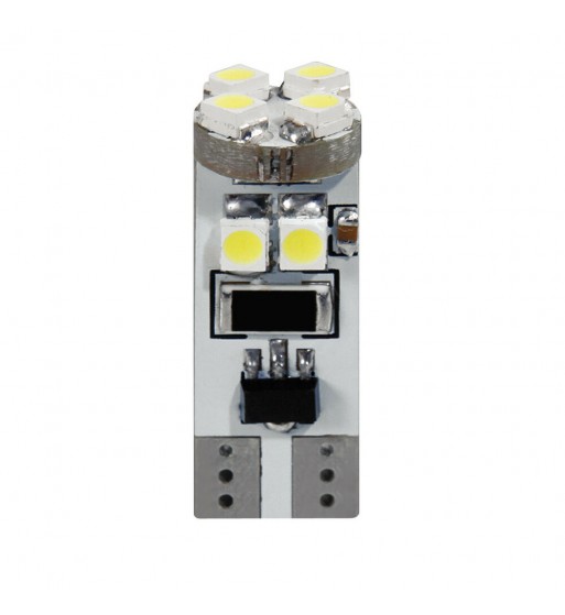 Lámpara T10 HYPER LED Blanco 8SMD 3 chip W2 - 1X9 - 5D