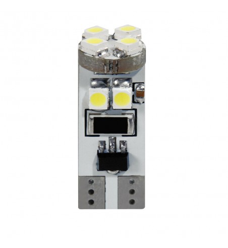 Lámpara T10 HYPER LED Blanco 8SMD 3 chip W2 - 1X9 - 5D