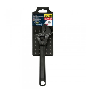 Llave inglesa ajustable 8" 25 cm cromo vanadio 2