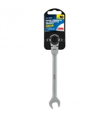 Llave combinada con trinquete articulado 10 mm