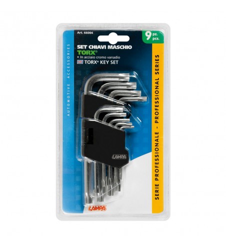 Llave torx 9 piezas