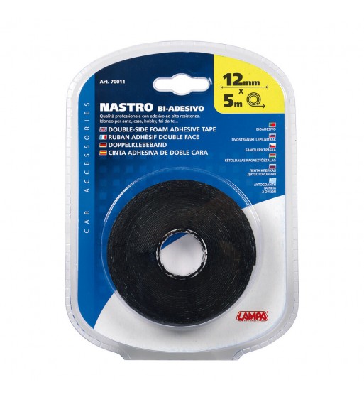 Cinta adhesiva doble cara 5m x 12mm