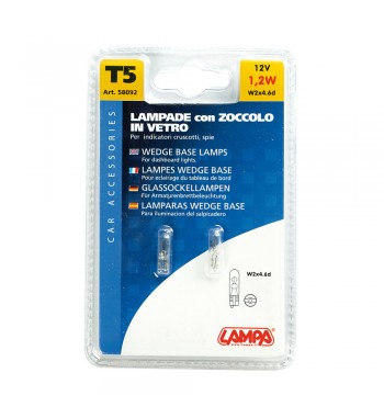 Lámpara T5 1,2W W2X4 6D 2