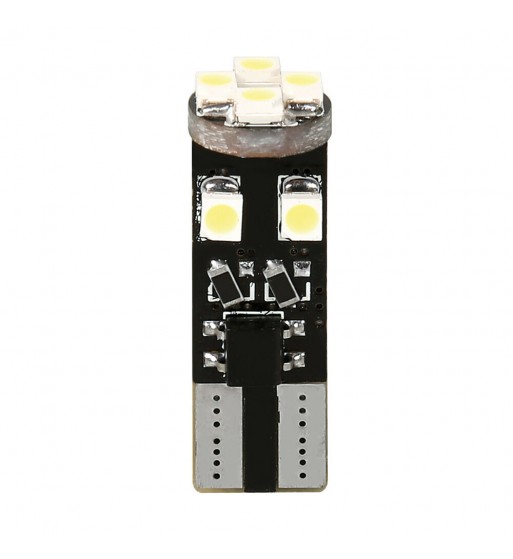 Lámpara hyper micro led blanca T10 12V 8SMD 3 chips
