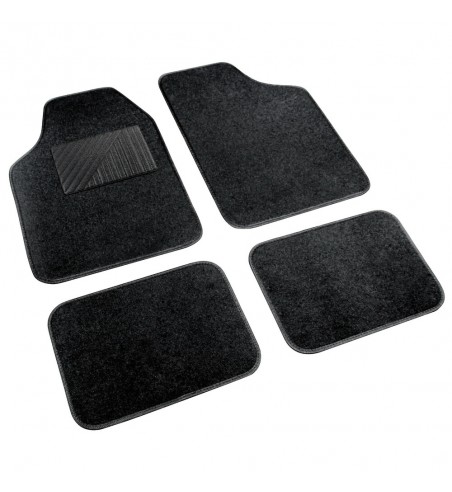 Alfombras Cosmo universal moqueta y PVC negro
