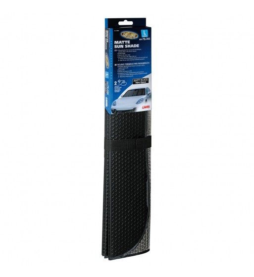 Parasol negro mate 72x145 cm
