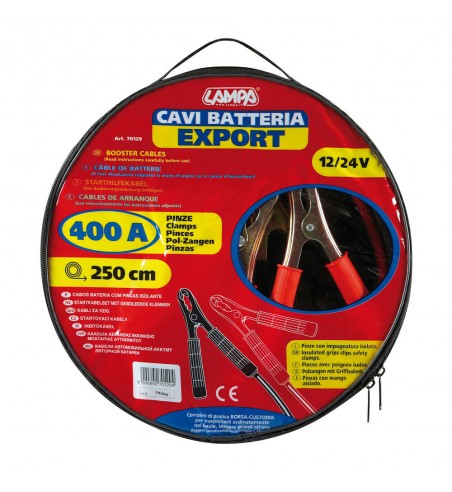 Cables de arranque 400A cable 250 cm
