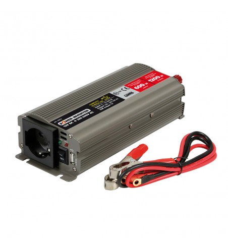 Transformador de 12V a 220V 500W conector USB