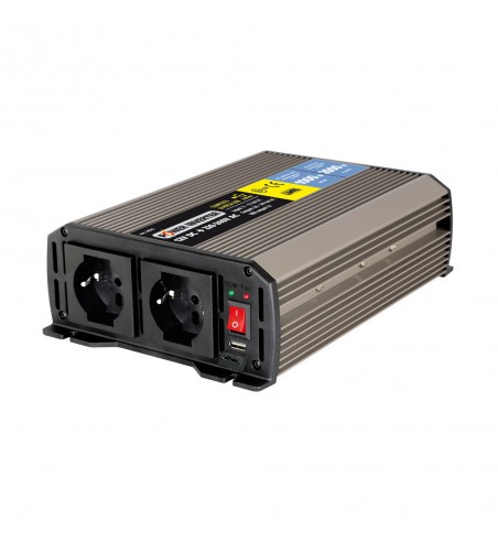 Transformador de 12V a 220V 1000W conector USB