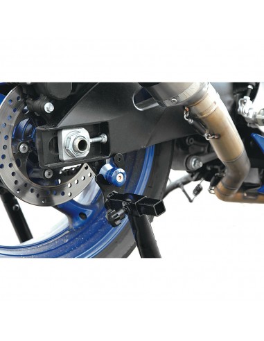 CABALLETE TRASERO PARA MOTOCICLETAS CON TRINQUETES