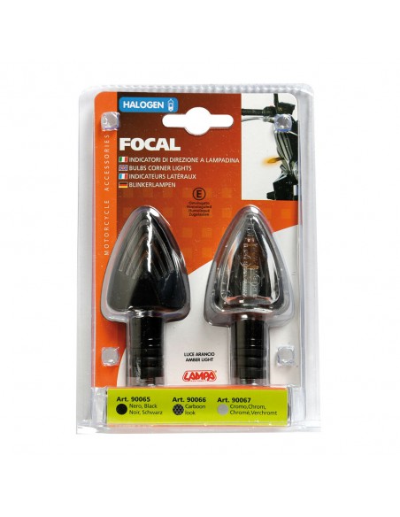 INTERMITENTE NEGRO MODELO FOCAL 12V 21W HOMOLOGACION E