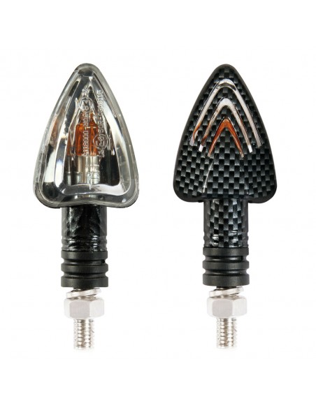 INTERMITENTE CARBONO MODELO FOCAL 12V 21W HOMOLOGACION E
