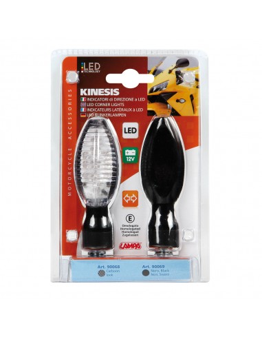 INTERMITENTE LED  NEGRO MODELO KENESIS 12V...