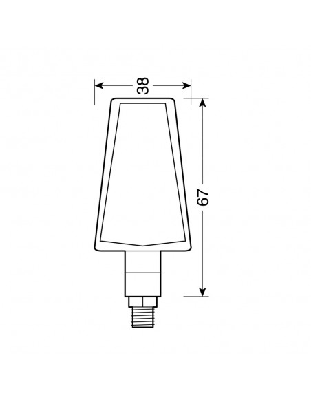 LAMPA Juego intermitentes homologados de moto LED DUKE 12V E