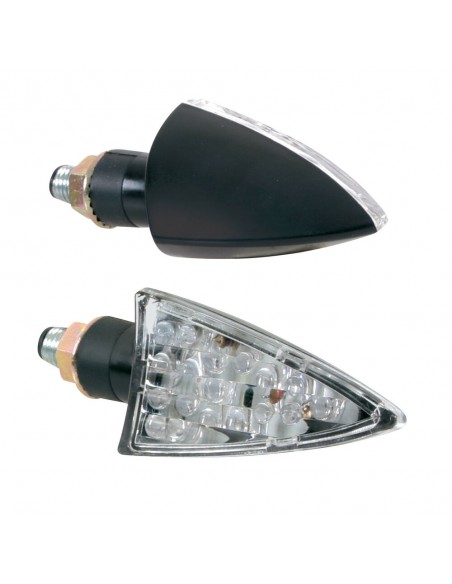 INTERMITENTE LED NEGRO MODELO SPIKE 12V HOMOLOGACION E