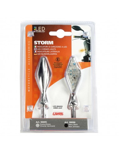 INTERMITENTE LED CROMO MODELO STORM 12V...