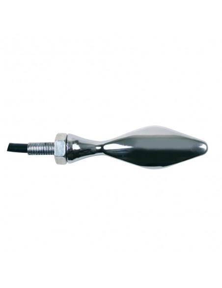 INTERMITENTE LED CROMO MODELO STORM 12V HOMOLOGACION E