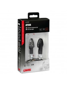 INTERMITENTE LED CARBON MODELO ATOM 12V HOMOLOGACION E 2
