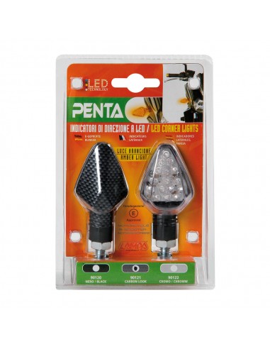 INTERMITENTE LED CARBON MODELO PENTA 12V...