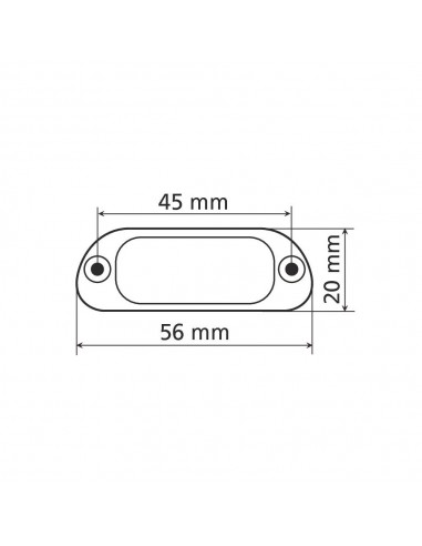 PILOTO LUZ BLANCA MATRICULA 4 LED HOMOLOGADO