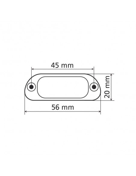 PILOTO LUZ BLANCA MATRICULA 4 LED HOMOLOGADO
