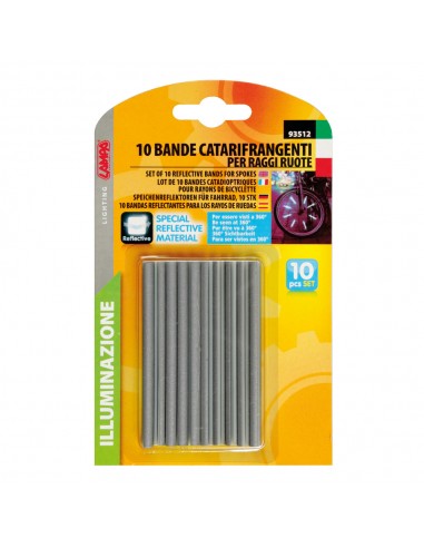 SET 10 BANDAS REFLECTANTES 3M SCOTCHLITE PARA...