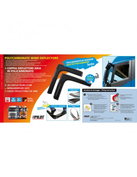 DEFLECTORES DE CAMION MERCEDES ACTROS MP1(09/96+09/03)MP2(04/03+12/08)MP3(06/08+12/13)POLICARBONATO