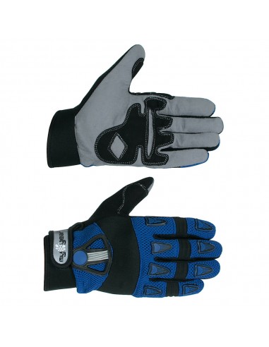 GUANTE COMPETICION MODELO TOUGH AZUL/NEGRO TALLA L