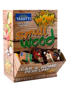 AMBIENTADOR TASOTTI SMALL WOOD 4ML (EXPOSITOR 60 UNIDADES)