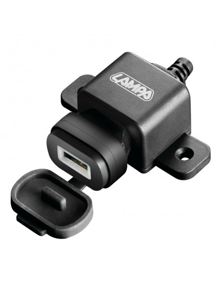 CARGADOR USB 12/24V 2400 mA CON FIJACION CON TORNILLO