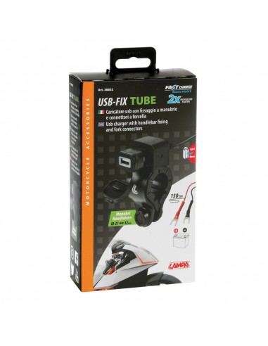 CARGADOR USB 12/24V 3000mA CON FIJACION EN...